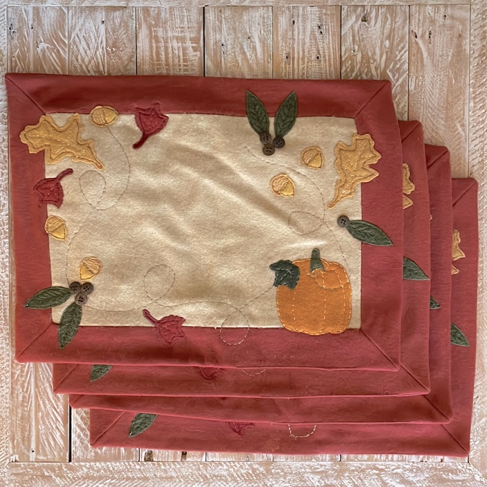🍁4 Fall Autumn Placemats🍁